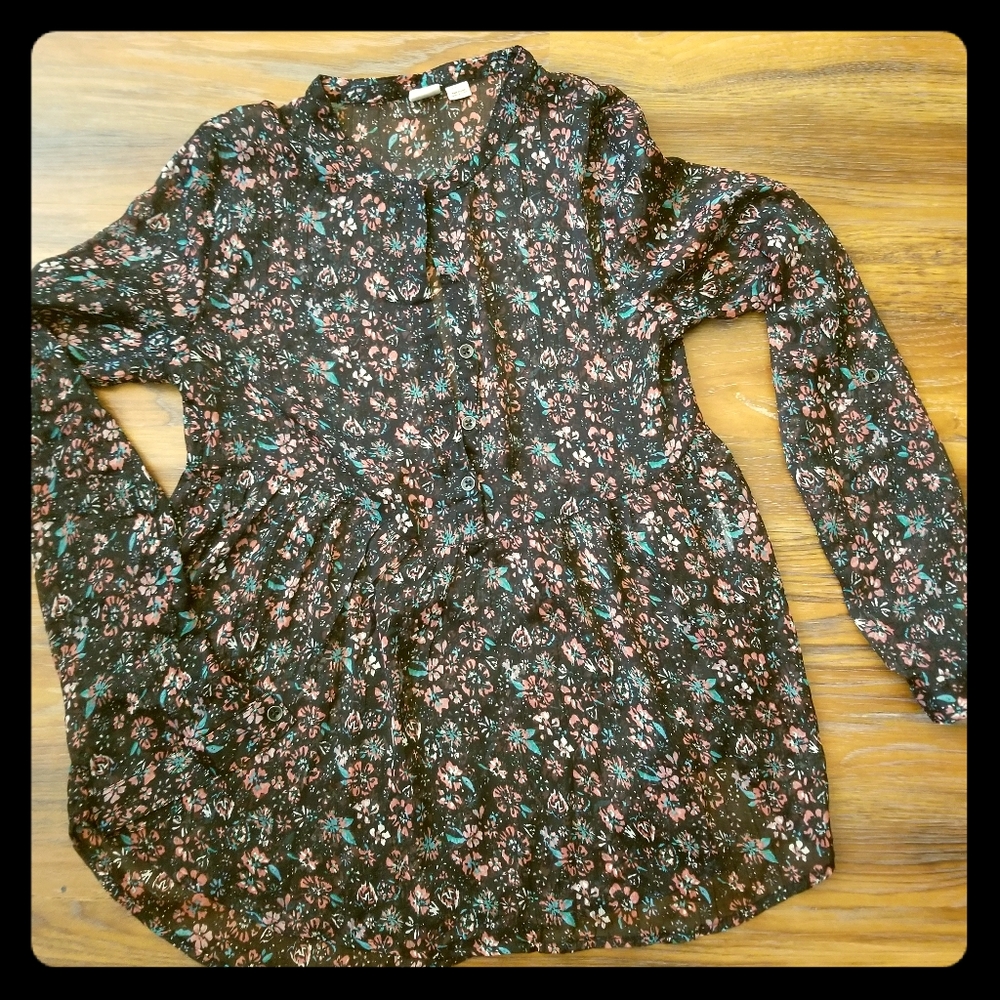Roxy sheer blouse